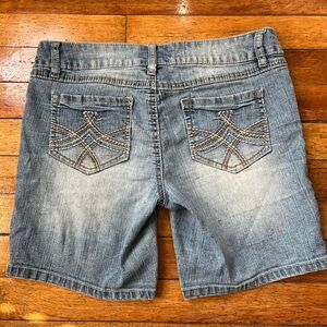 SO Clothing Shorts Jorts Women's Blue and Navy